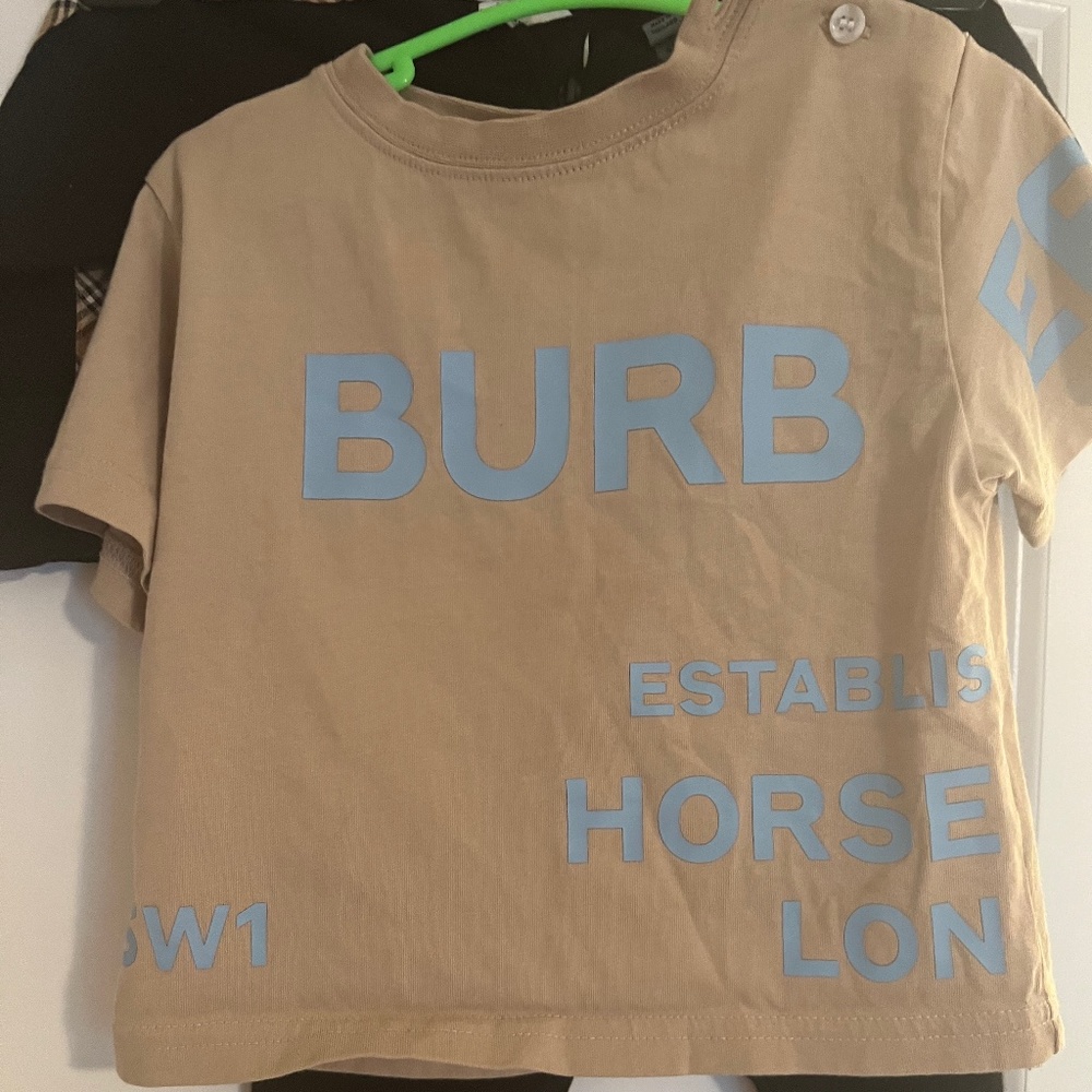 burberry tan shirt